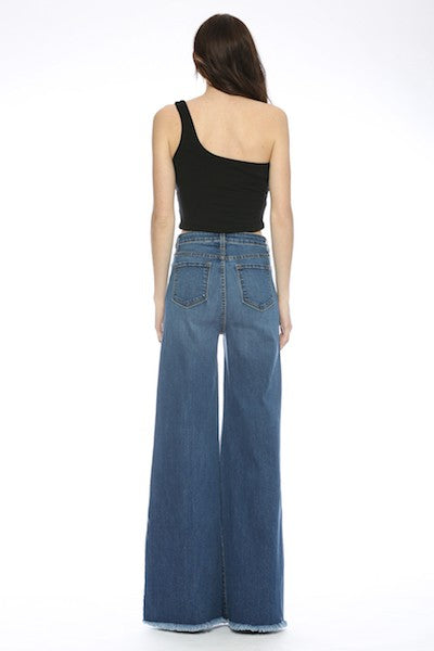 one shoulder tank top O2 Denim