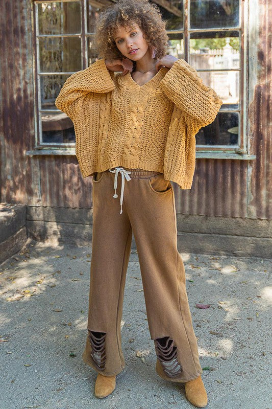 Twisted Knit Sweater POL