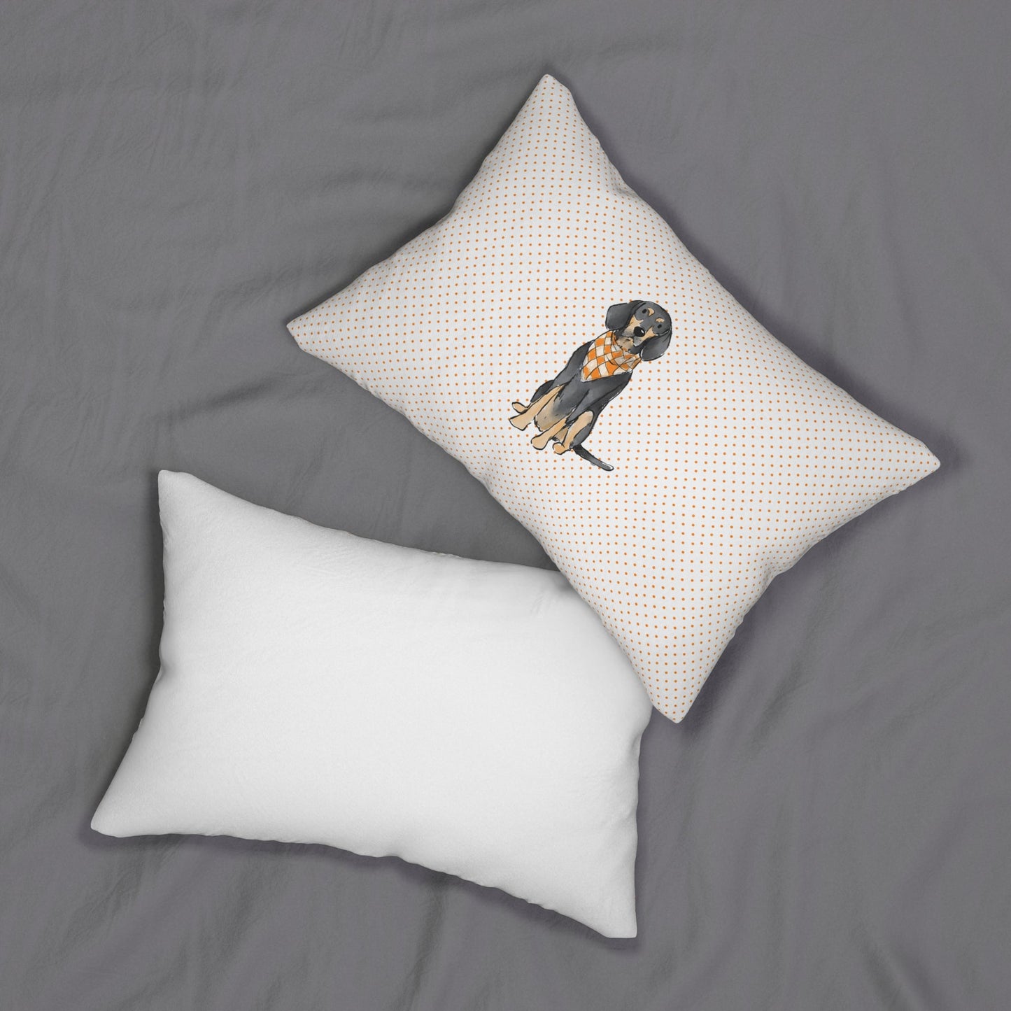 Whimsical Smokey Mascot Tennessee Vols Lumbar Pillow Printify