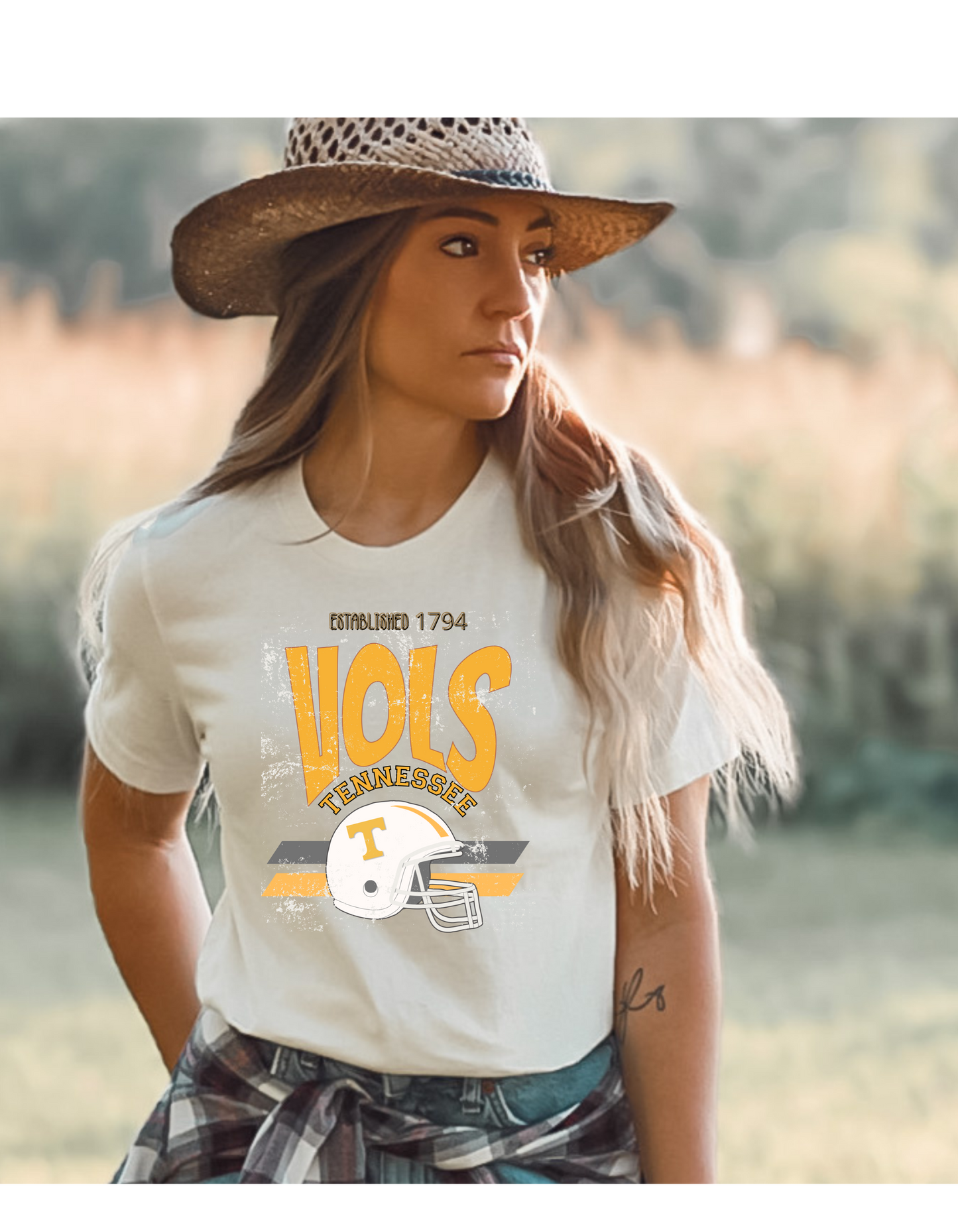 Retro Distressed Tn Vols Unisex T Shirt - Greta Bean & Co.