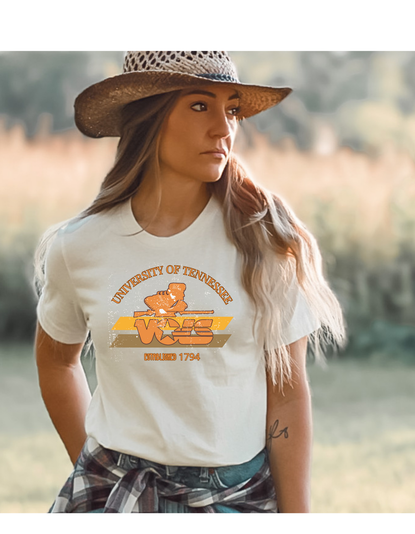TN Vols Retro Rifleman T Shirt - Greta Bean & Co.