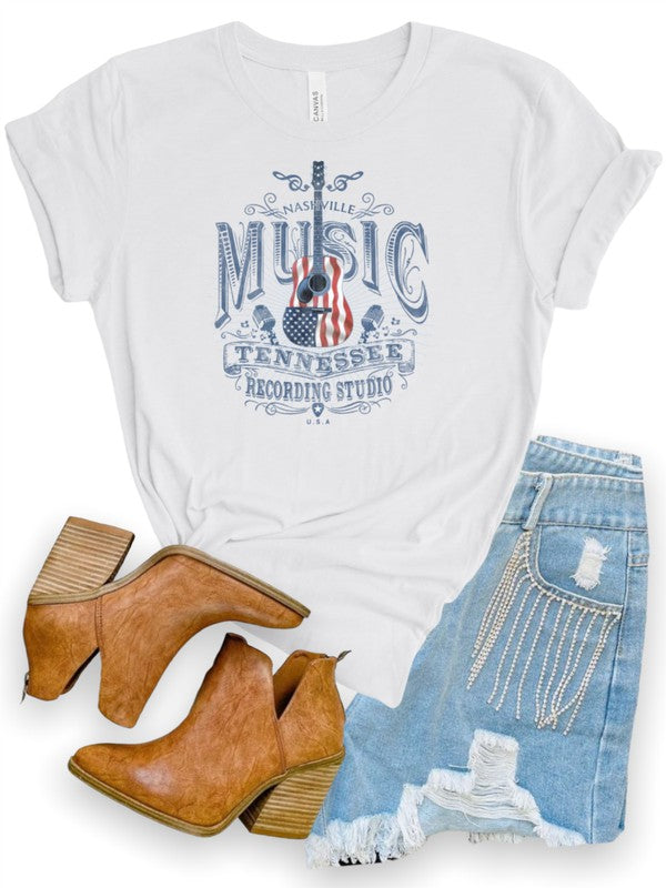 Nashville Music Recording Studio Tee Ocean and 7th