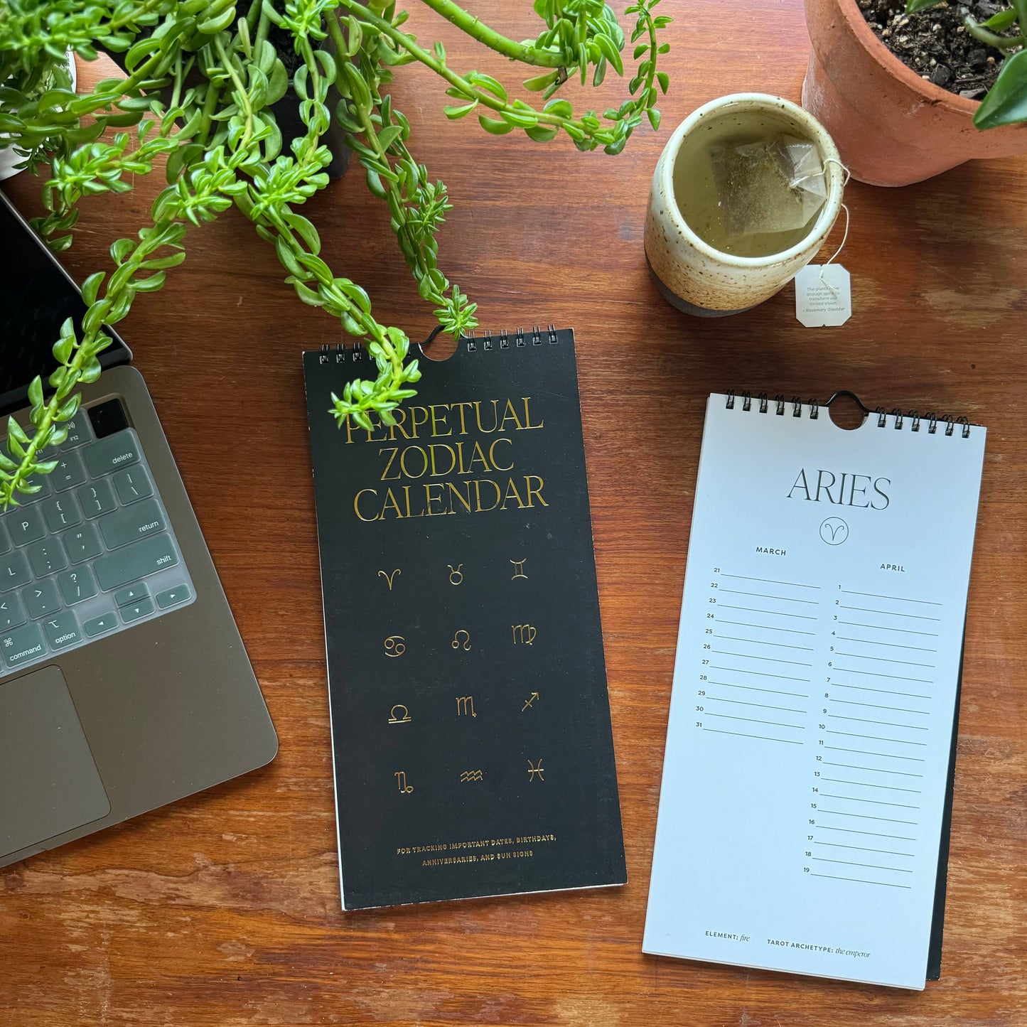 Perpetual Calendar - Special Dates to Remember, Wall or Desk - Greta Bean & Co.
