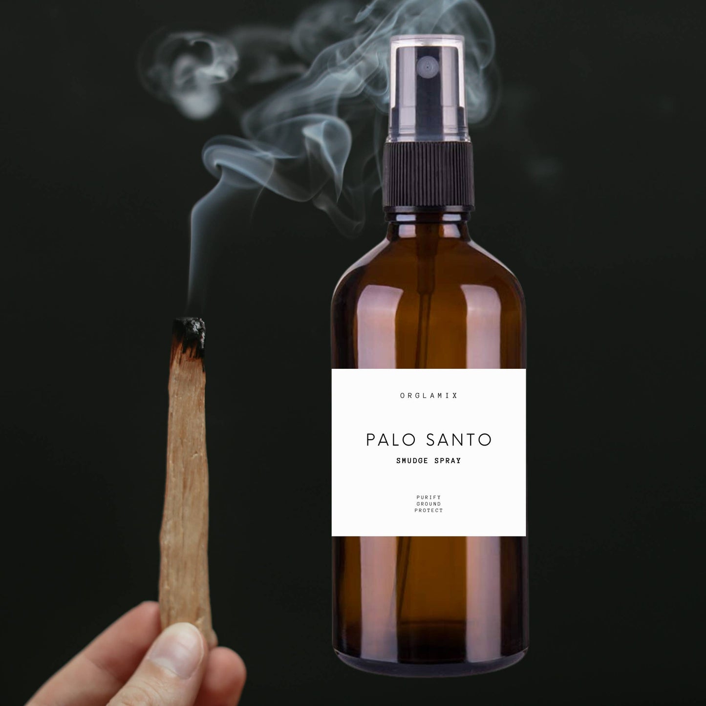Palo Santo Spray | Liquid Smudge for Cleansing & Clearing Orglamix