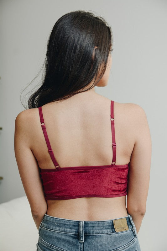 Velvet and Lace Half Cami Leto Accessories