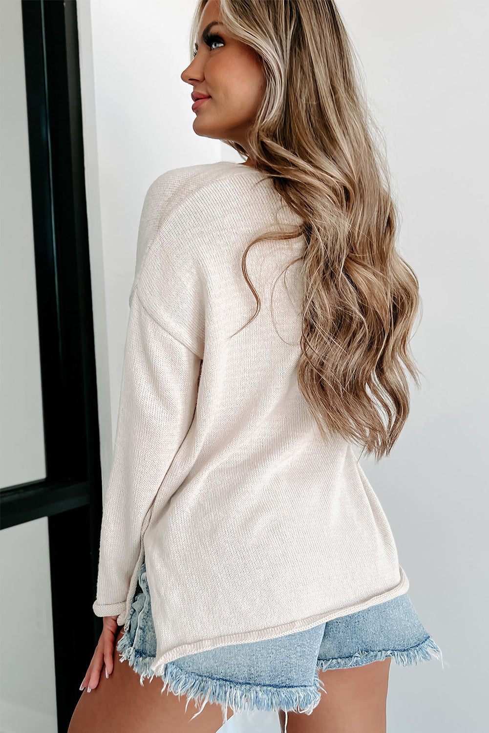 Snow White Champagne Please Graphic Sweater - Greta Bean & Co.