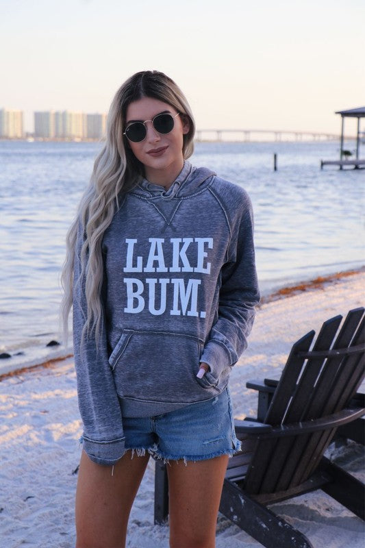 Lake Bum Vintage Hoodie - Greta Bean & Co.