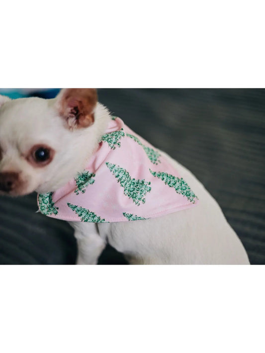 Christmas Pink Tree - Pet Bandana Sugar Bee Clothing