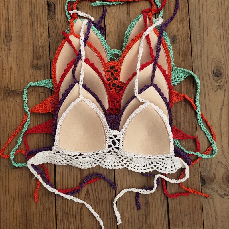 Boho Crochet Bralette - Greta Bean & Co.