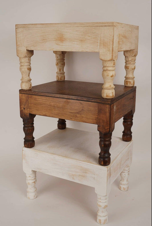 Wood Farmhouse Riser - Greta Bean & Co.