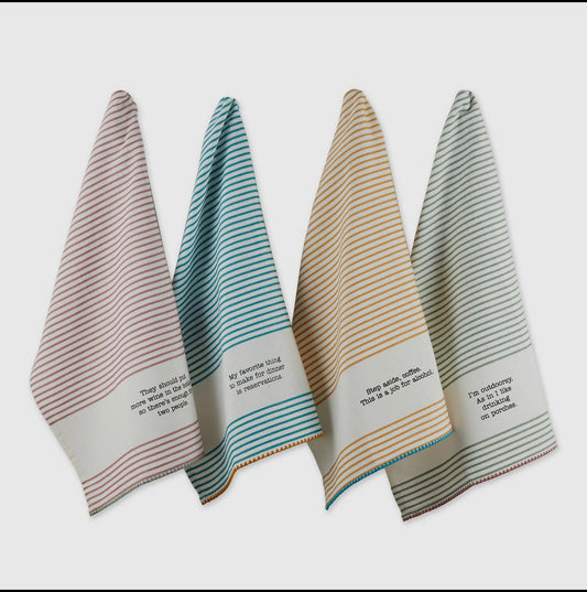 Sippy & Snippy Printed Dishtowels - Greta Bean & Co.