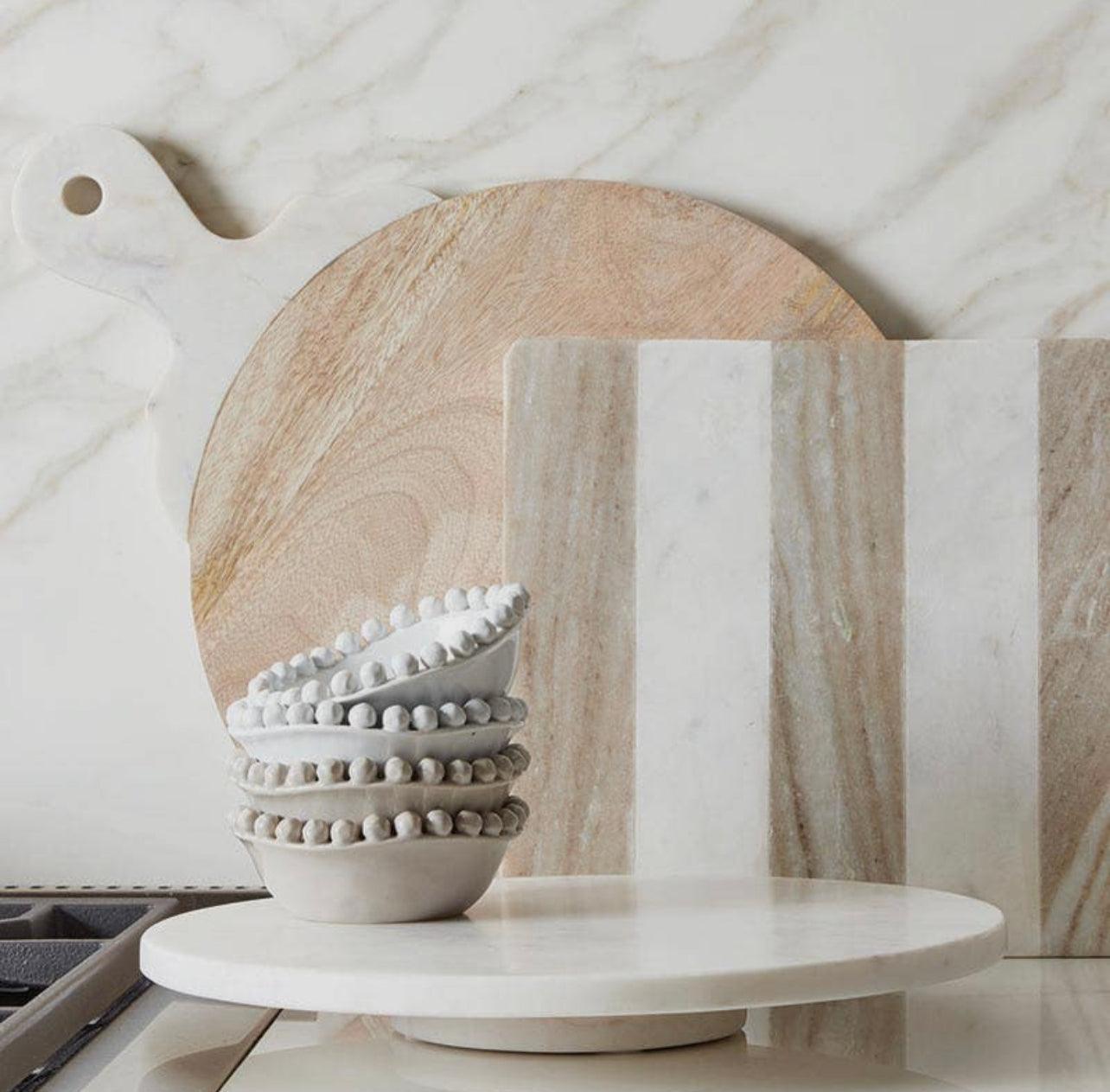 Ceramic Small Dotted Edge Bowl - Grey Santa Barbara Design Studio by Creative Brands