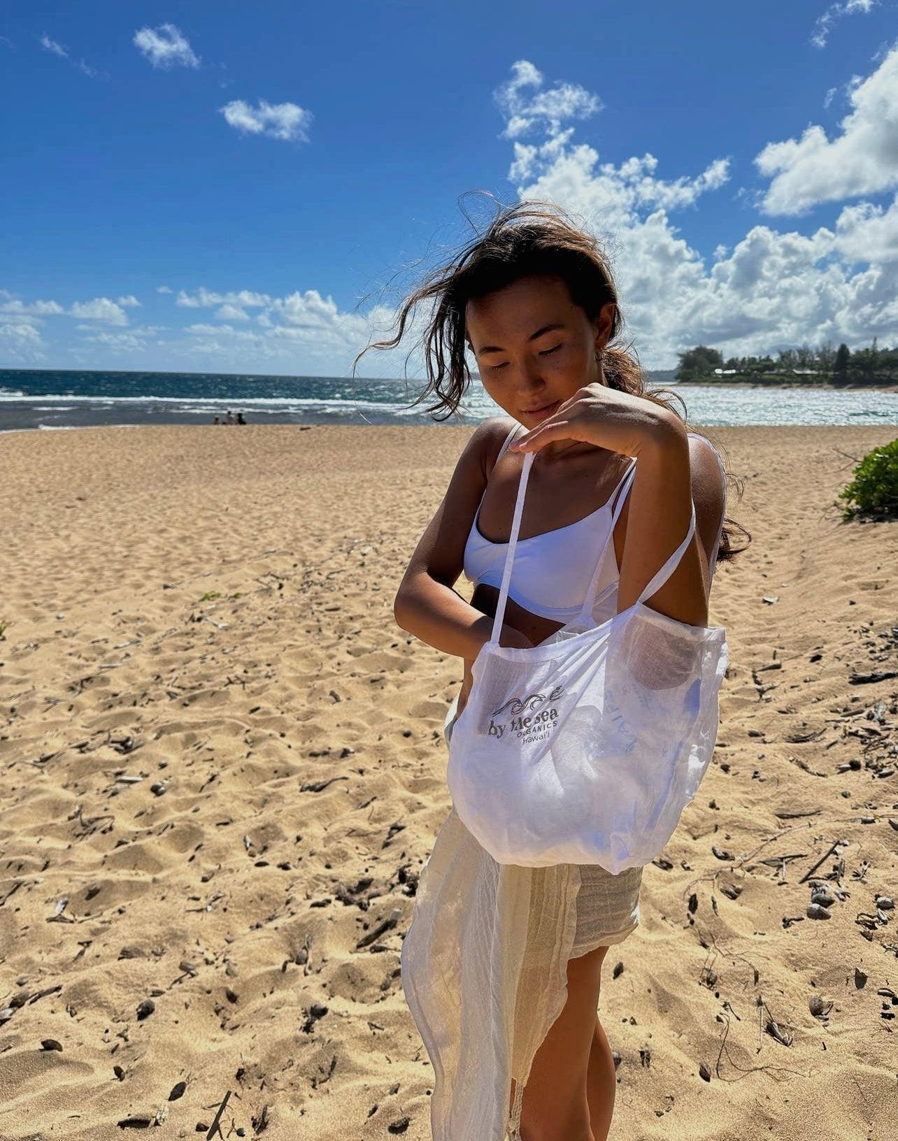 Up cycled By the Sea Market Totes By the sea organics