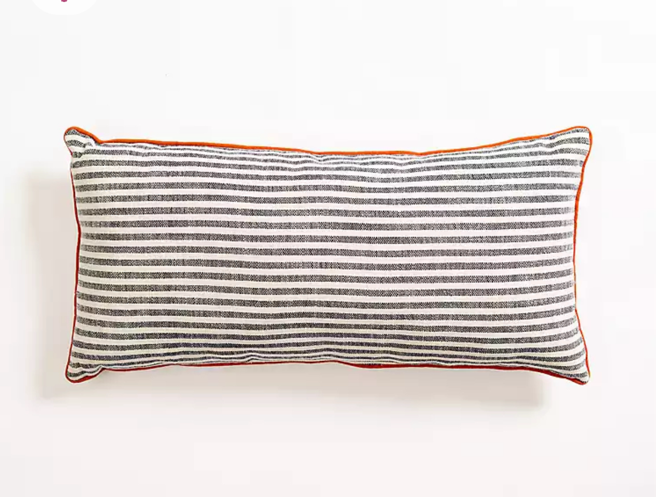 Striped Halloween Lumbar Pillow Greta Bean & Co.