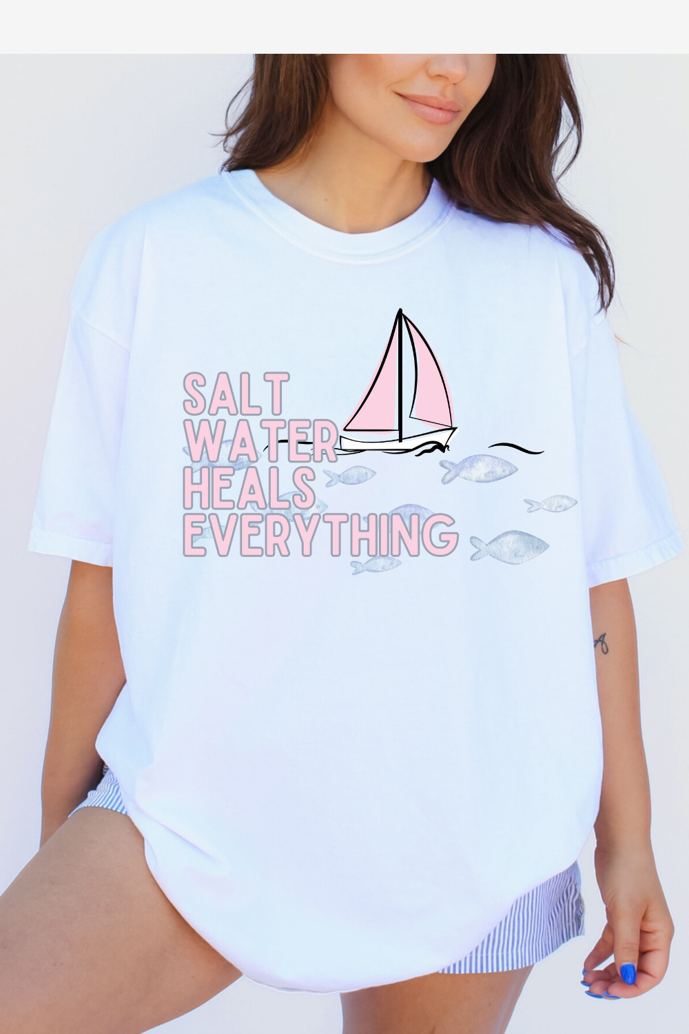 Salt Water Heals Everything Tee Greta Bean & Co.