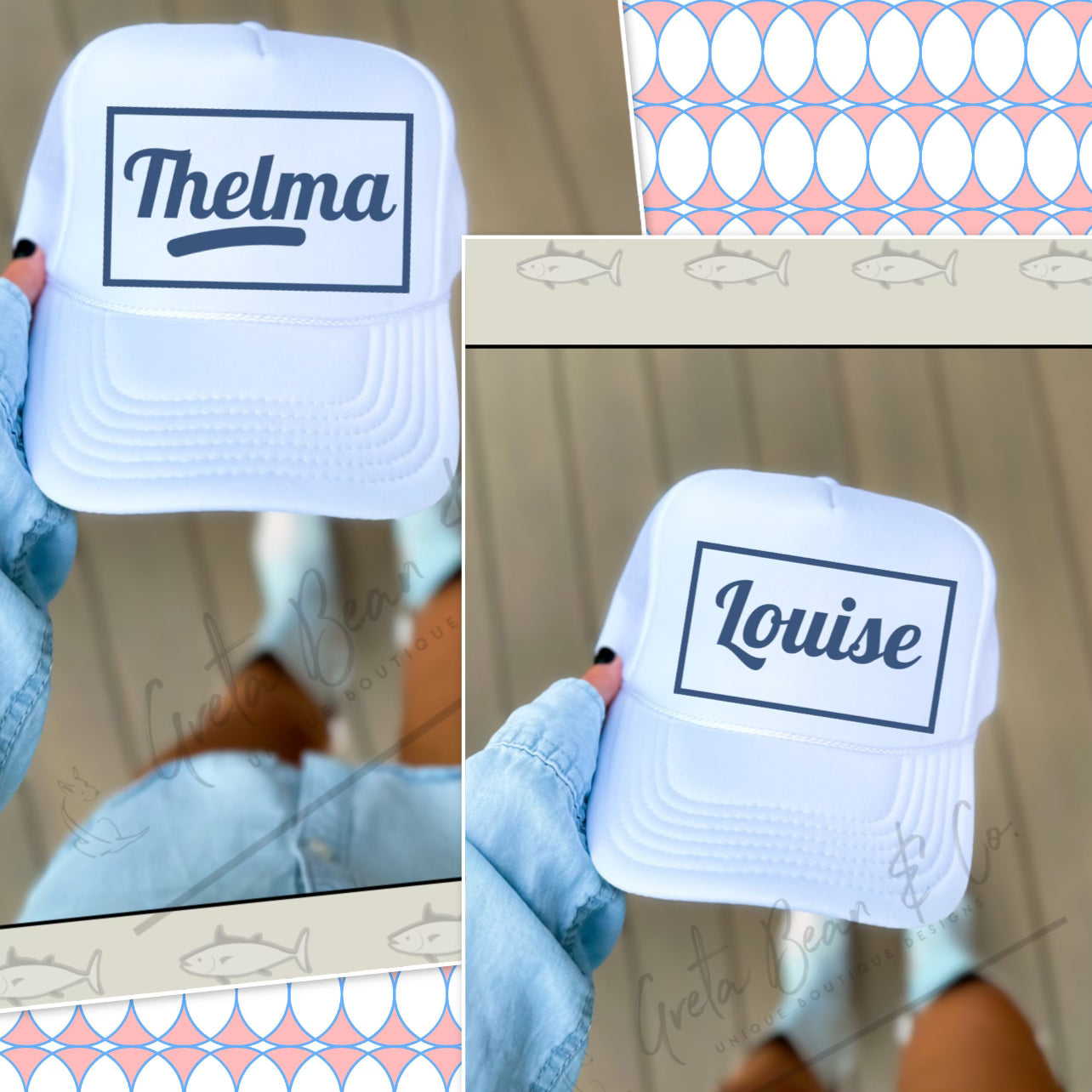 Thelma & Louise Trucker Hat - Greta Bean & Co.