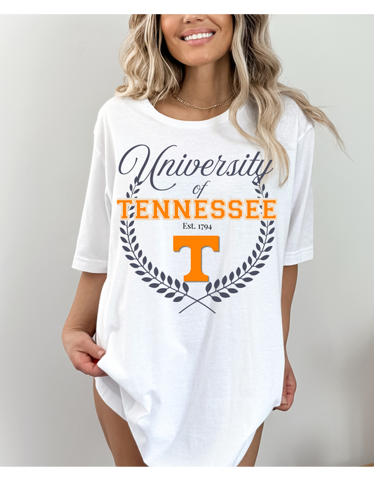 TN VOLS University of Tennessee Crest Digital Art - Greta Bean & Co.