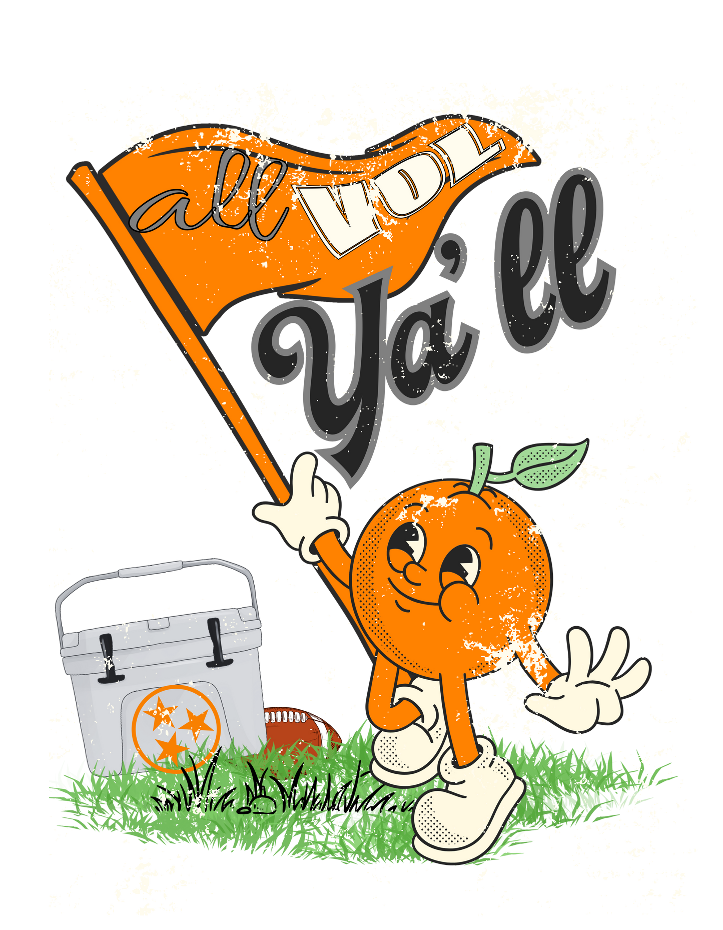 TN Vols All Ya'll Digital Art - Greta Bean & Co.