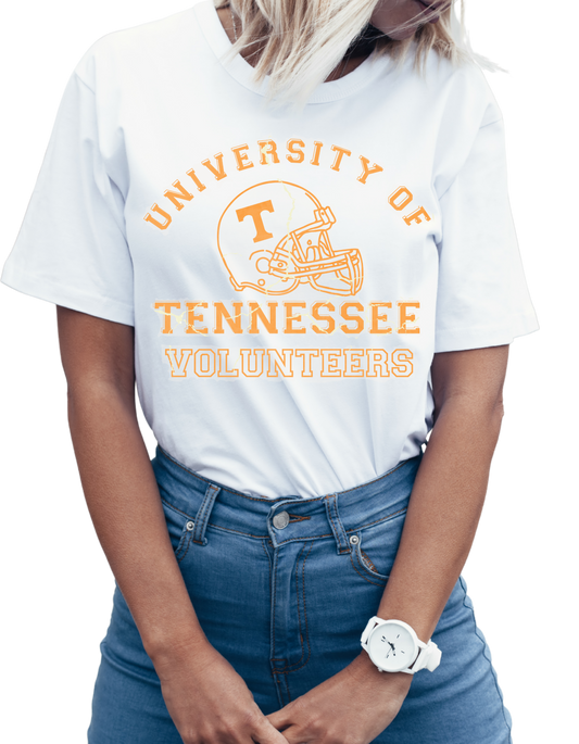 University of Tennessee VOLS Distressed Short Sleeve Tee Greta Bean & Co.