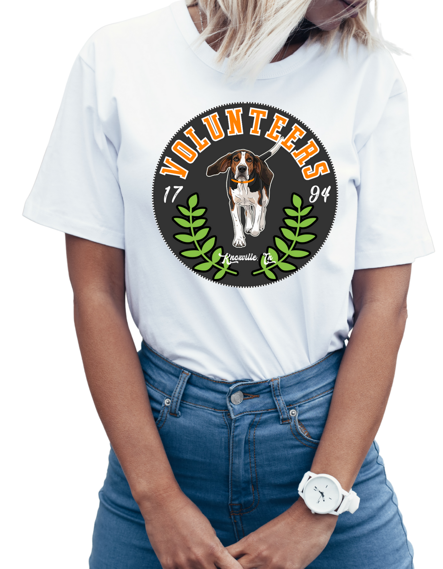 Tennessee VOLS Smokey Emblem Short Sleeve Tee Greta Bean & Co.