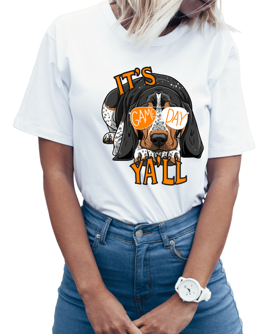 Tennessee VOLS Smokey Gameday Ya'll Short Sleeve Tee Greta Bean & Co.