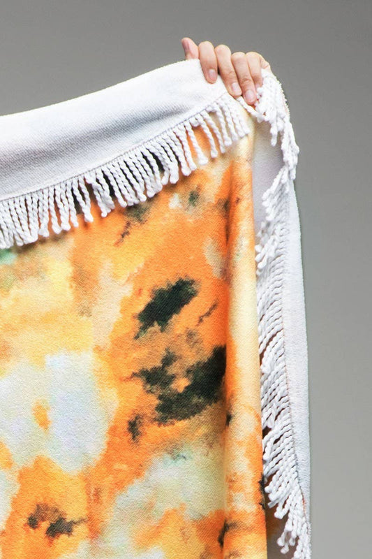 Rustic Aurora Tie-Dye Towel - Greta Bean & Co.