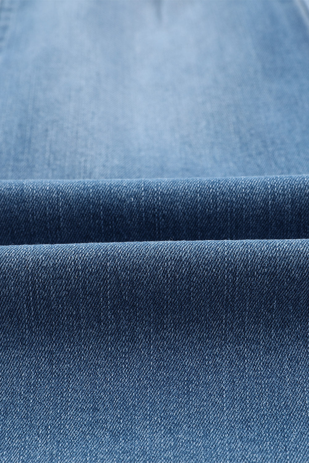 Sky Blue Dark Wash Mid Rise Flare Jeans Greta Bean & Co.