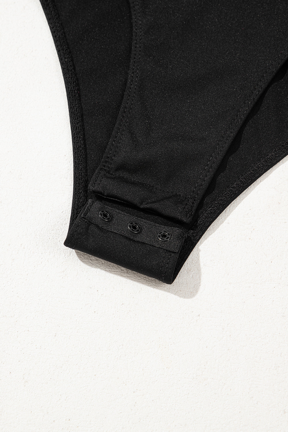 Black Ruffled Mesh Sleeve Bodysuit Greta Bean & Co.