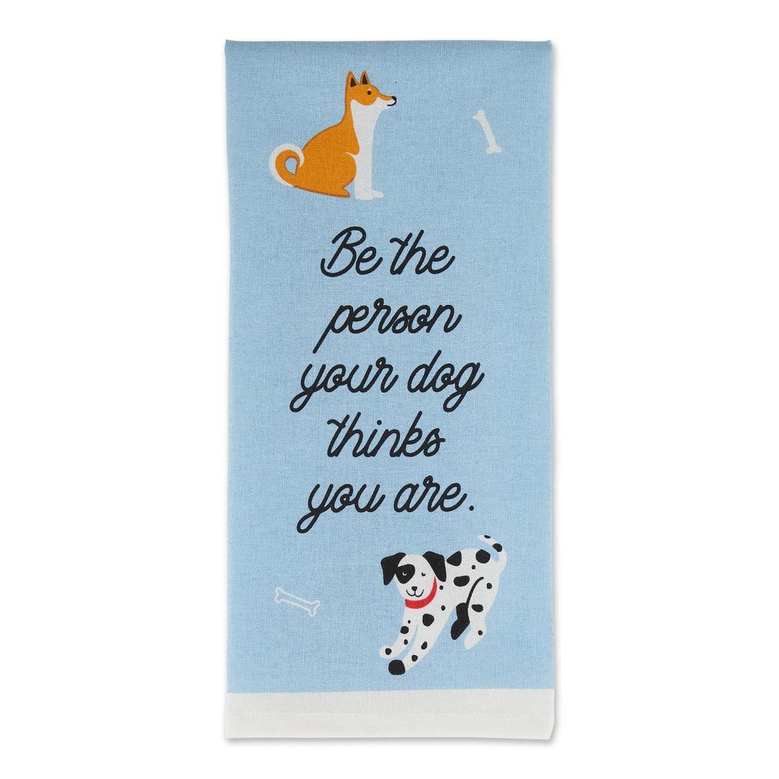 Dog Person Printed Dishtowel - Greta Bean & Co.