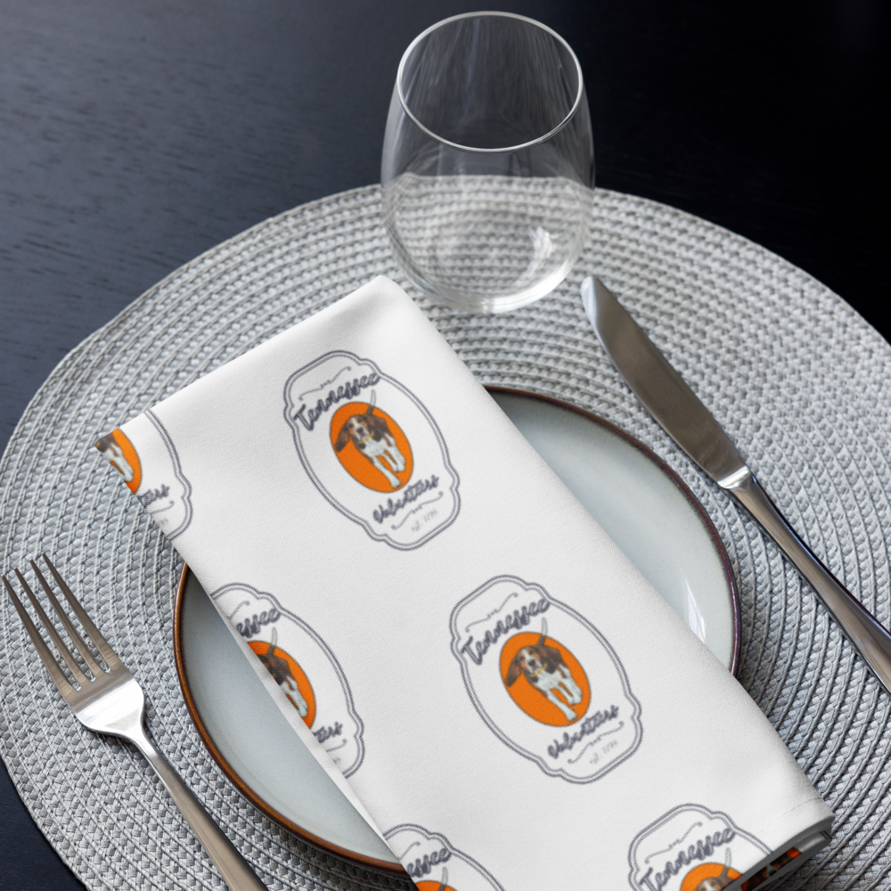 TN Volunteers Smokey Cloth Napkin Set Greta Bean & Co.