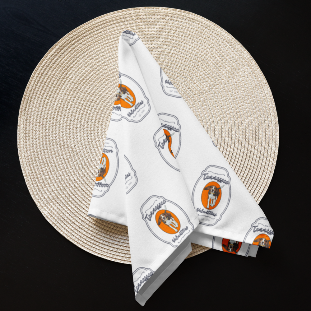 TN Volunteers Smokey Cloth Napkin Set Greta Bean & Co.