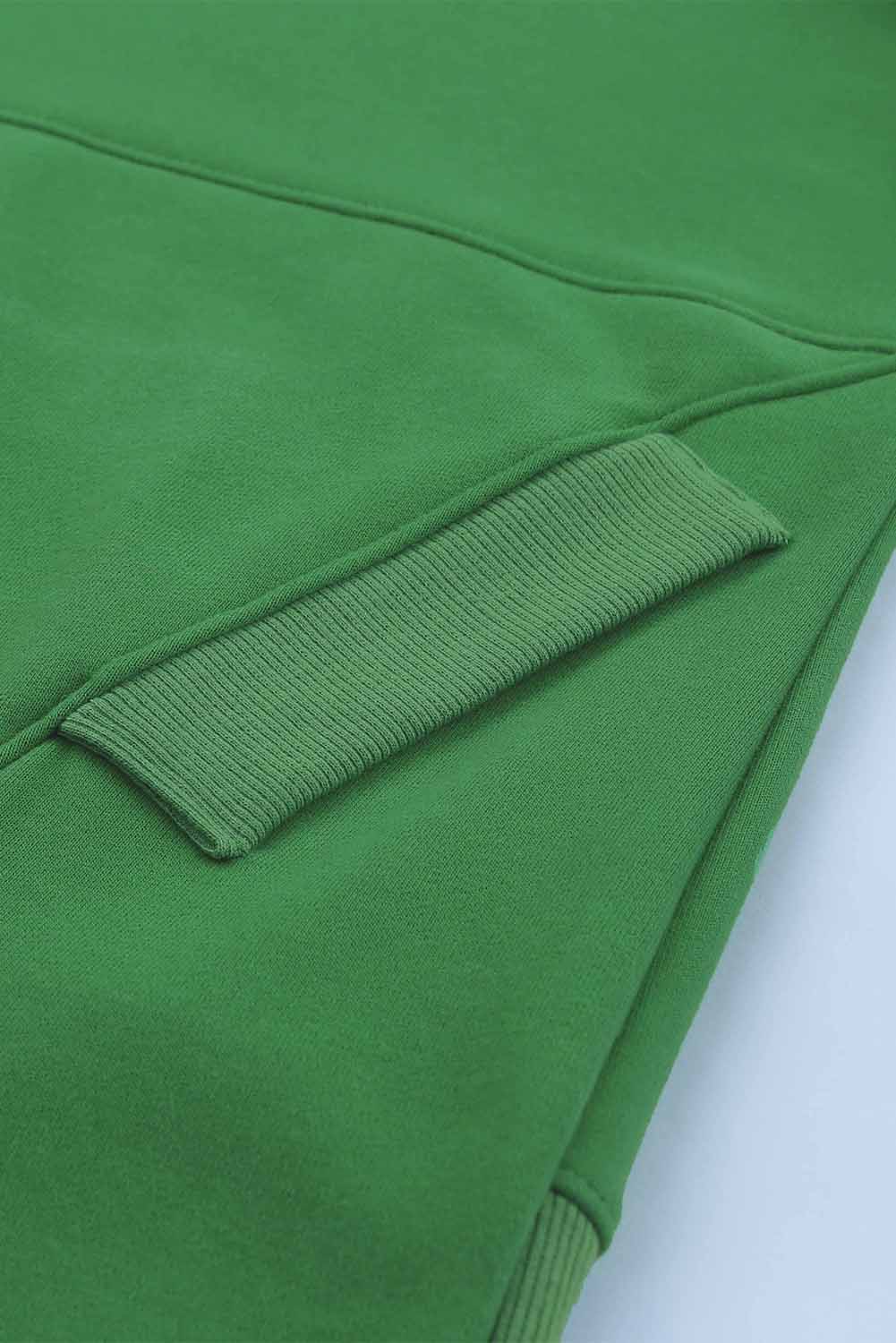 Kelly Green Henley Hoodie Greta Bean & Co.