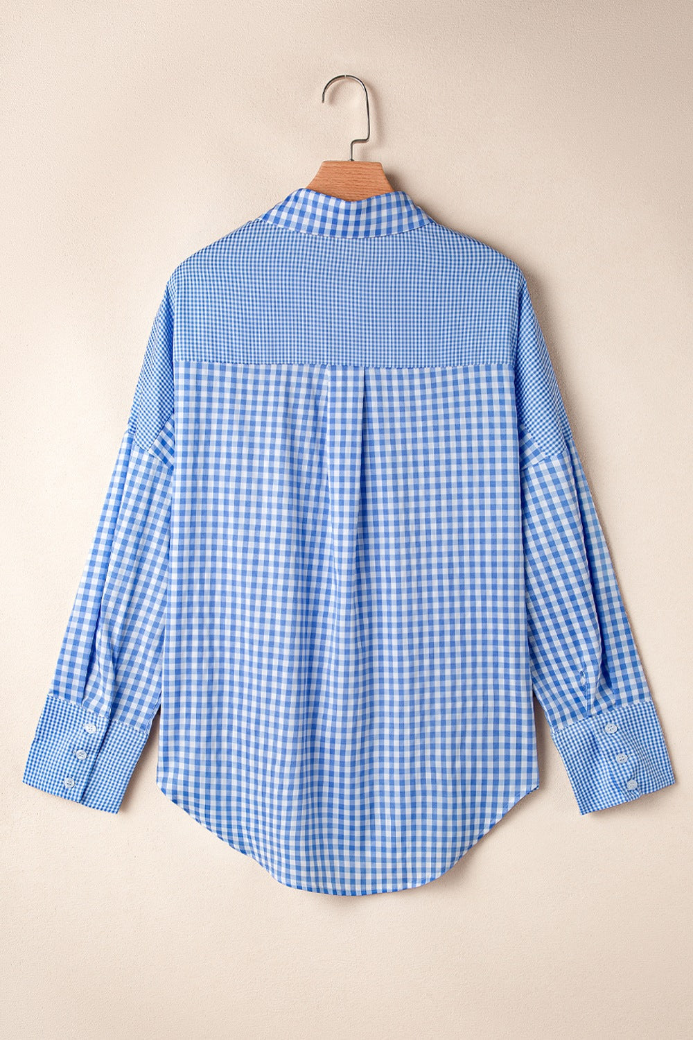 Plaid Button Up Long Sleeve Shirt Trendsi
