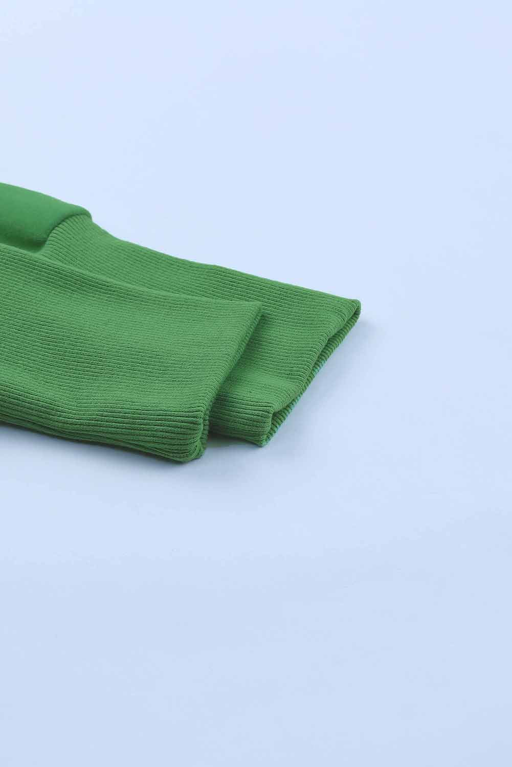 Kelly Green Henley Hoodie Greta Bean & Co.