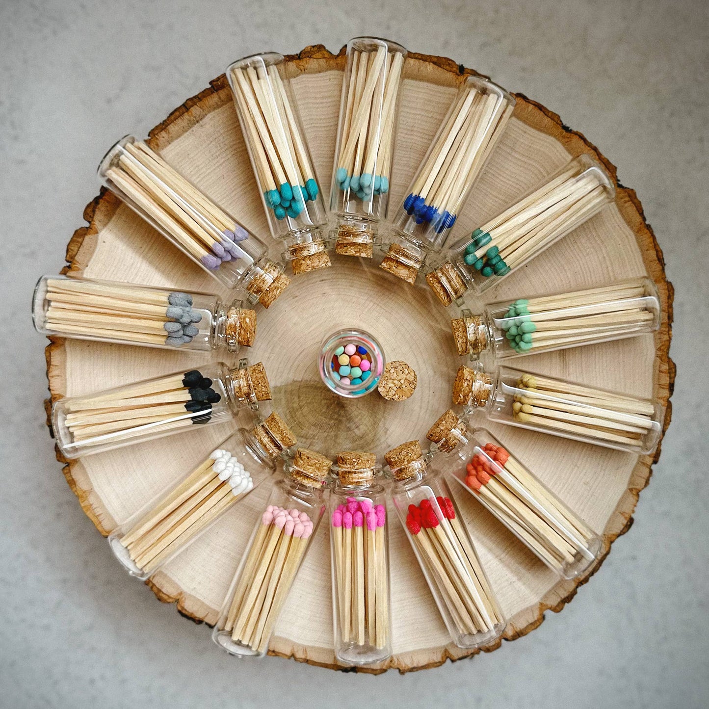 2" Matches + Small Bottle + Strikers: Carrot Cake - Greta Bean & Co.
