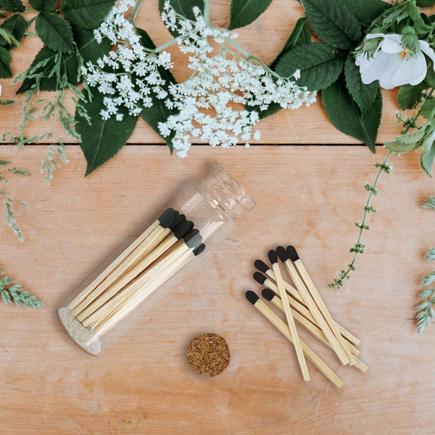 Buy 2 Candles Get a Free Glass Striker Match Bottle & Matches - Greta Bean & Co.