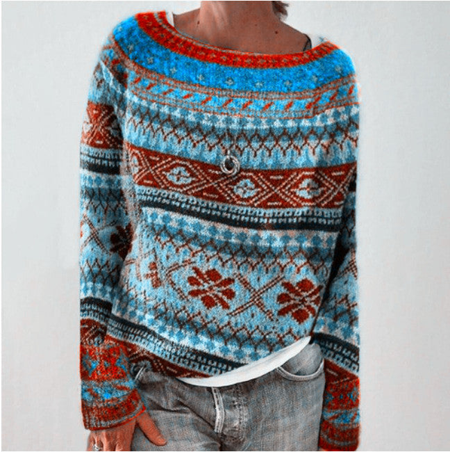 Women's Multicolor Sweater - Greta Bean & Co.