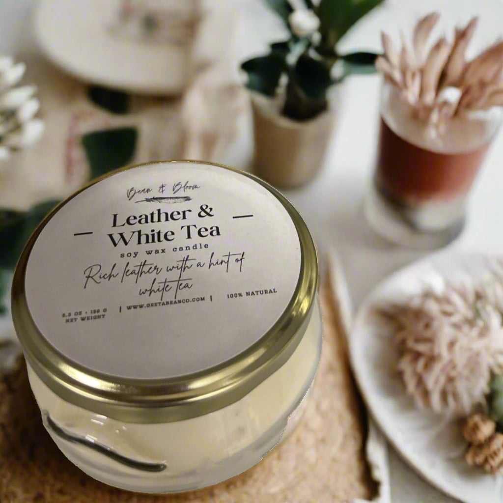 Buy 2 Candles Get a Free Glass Striker Match Bottle & Matches - Greta Bean & Co.