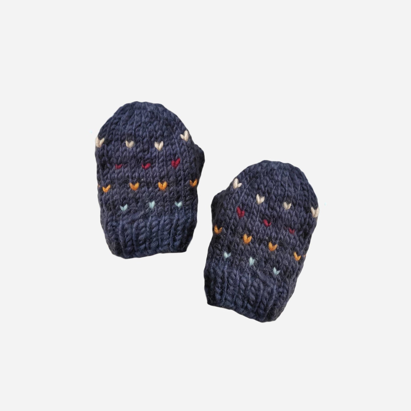 FALL & WINTER Sawyer Mittens, Navy | Kids Mittens The Blueberry Hill