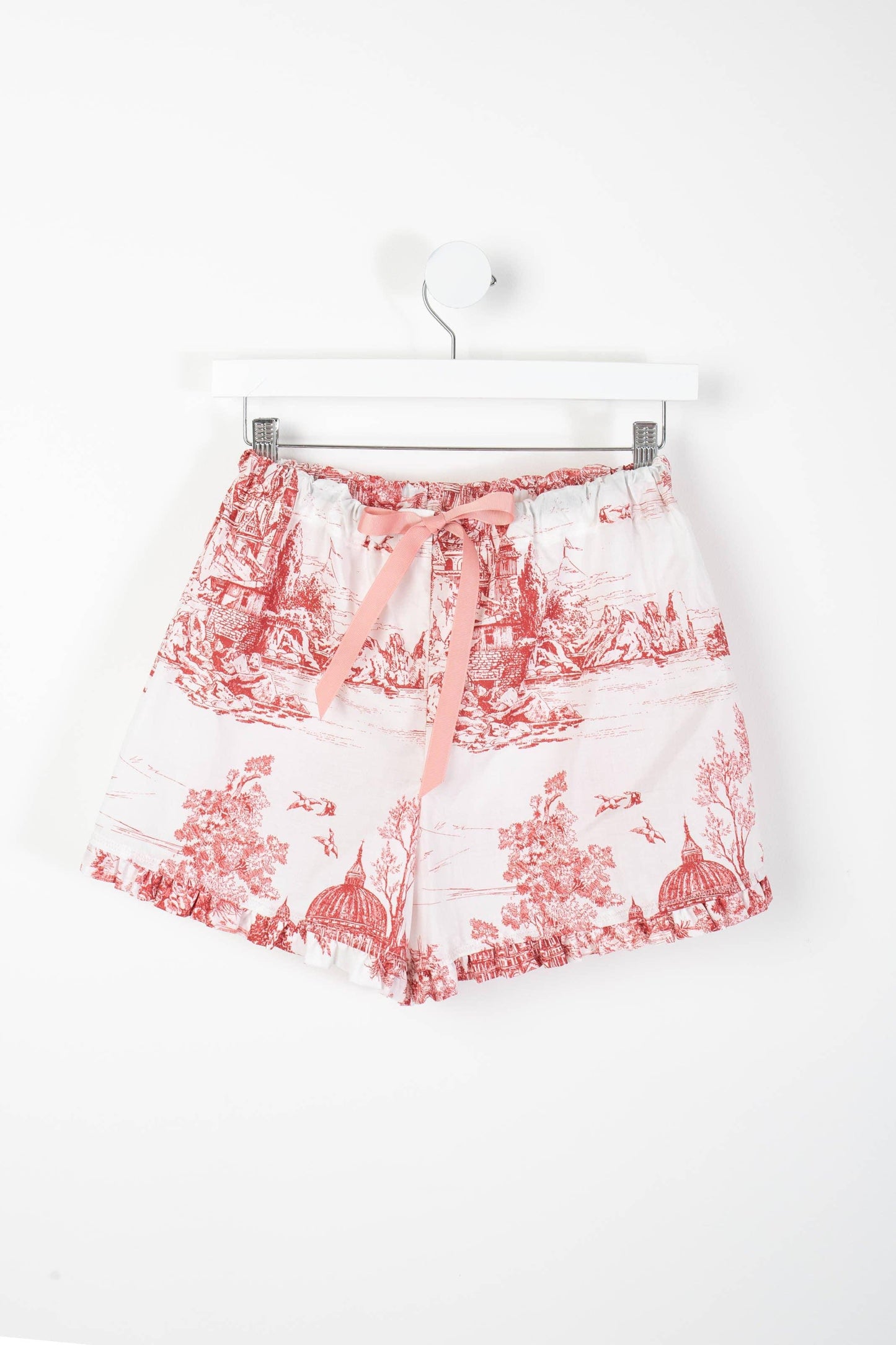 Colette Red Toile PJ Shorts Violet & Brooks