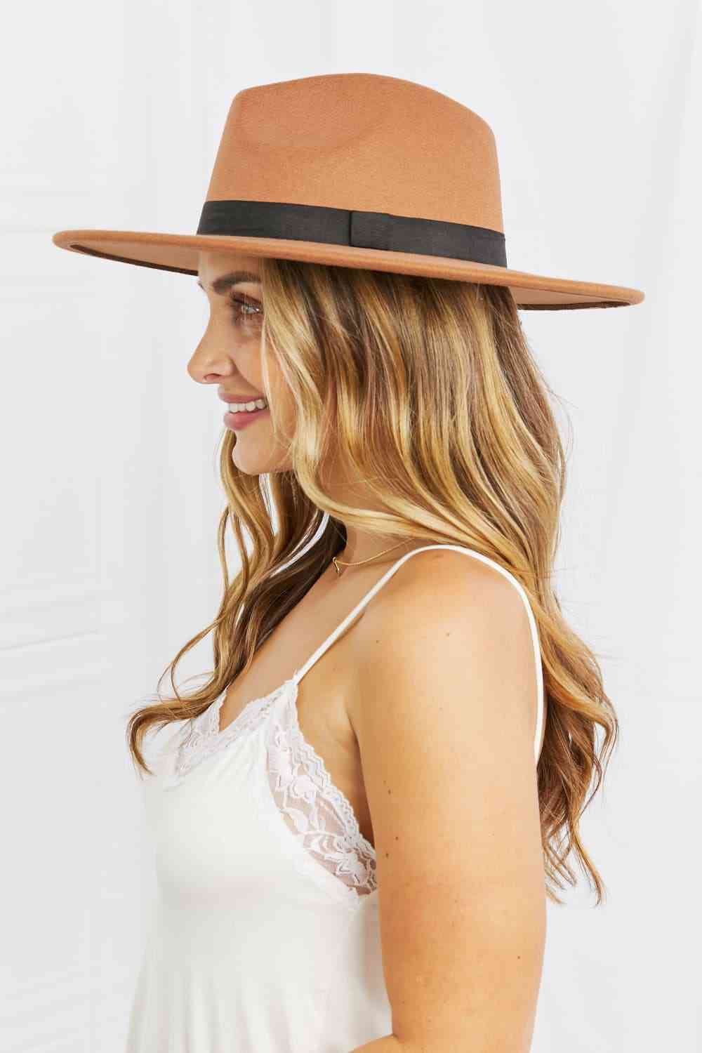 Fame Enjoy The Simple Things Fedora Hat Greta Bean & Co.
