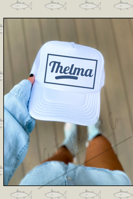Trendy Comfort Meets Style: The Effortlessly Chic Thelma & Louise Trucker Hat