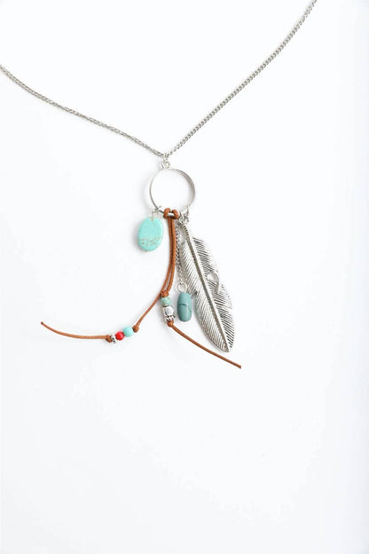 Turquoise Charm Necklace