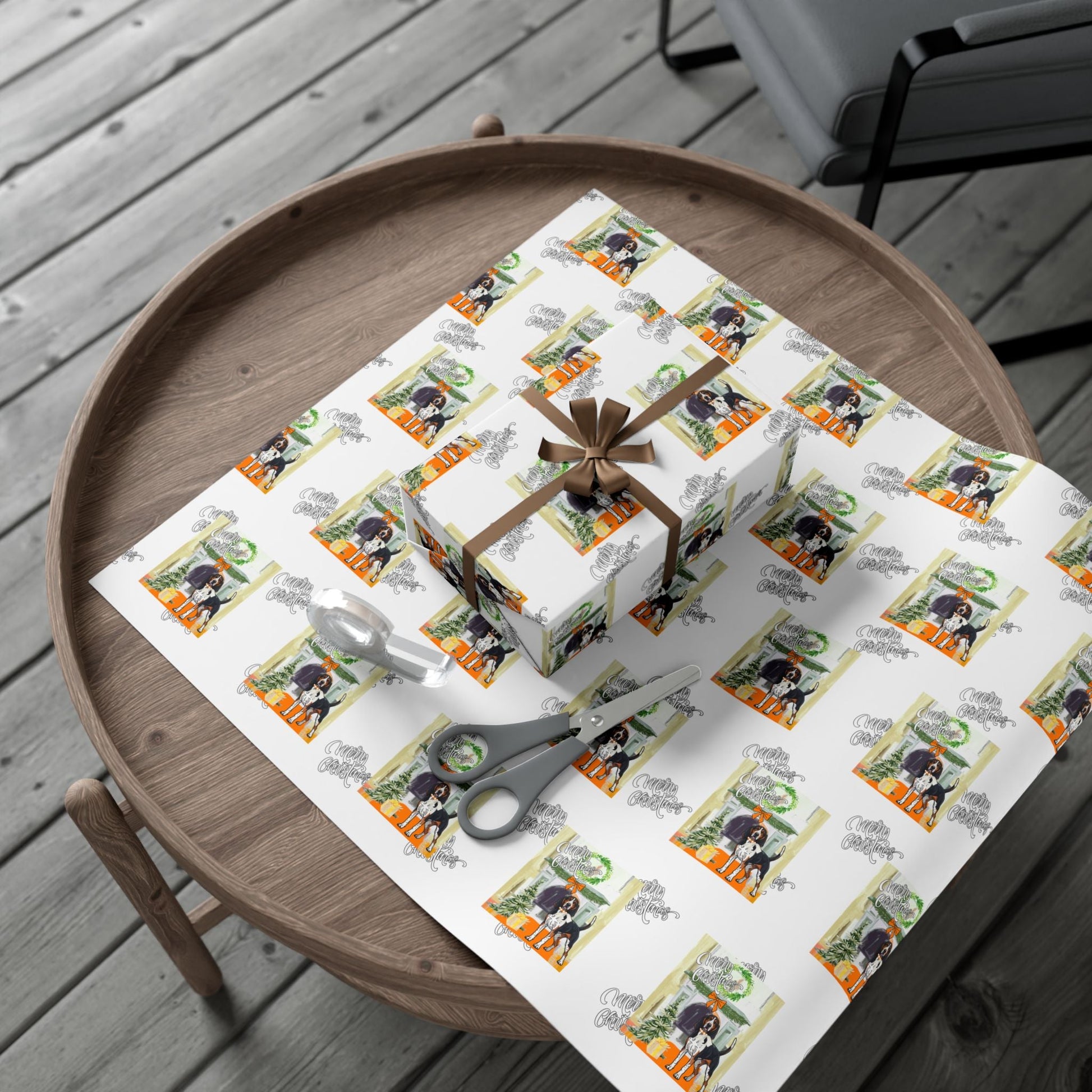 Holiday Tennessee VOLS Gift Wrap Paper Printify