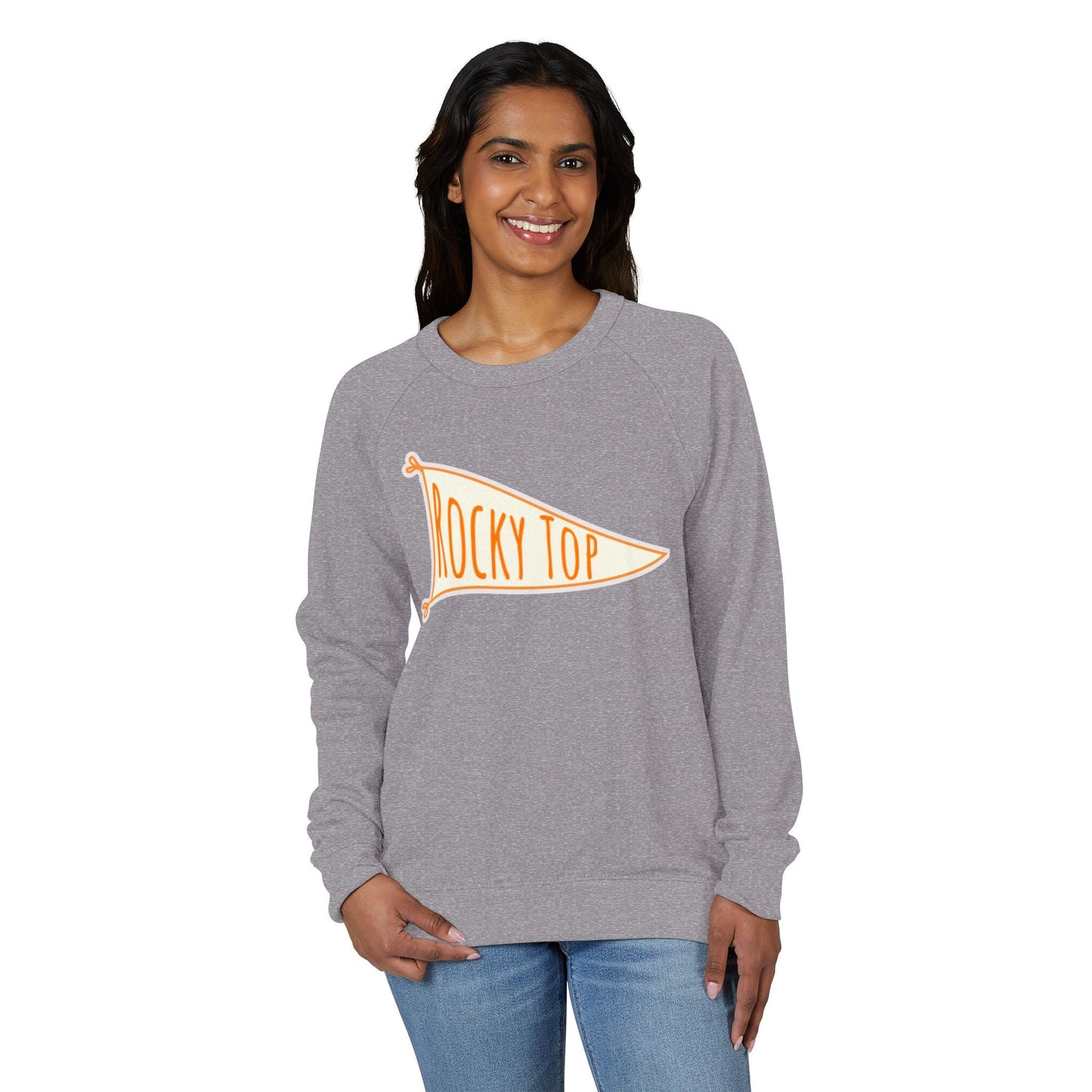 Tennessee Vols Rocky Top Flag Raglan Sweatshirt Printify
