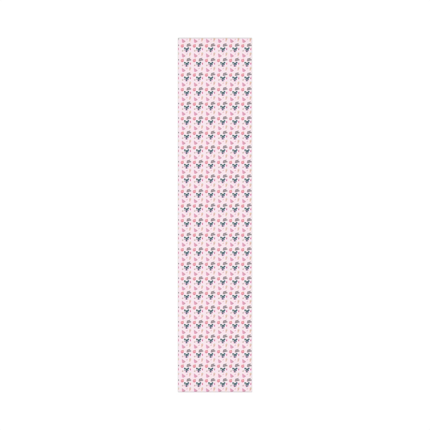 Pink Preppy Christmas Gift Wrap Printify