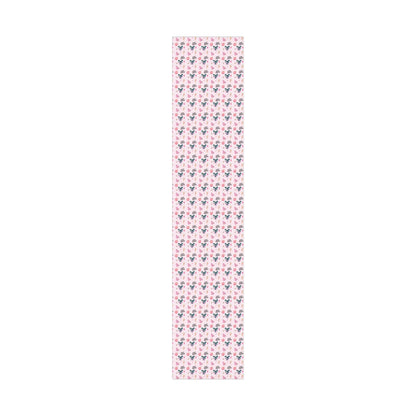 Pink Preppy Christmas Gift Wrap Printify