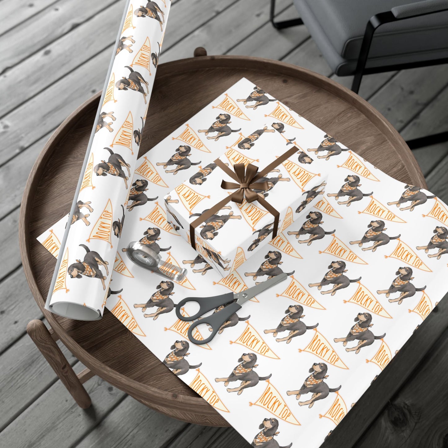 Smokey Tennessee VOLS Gift Wrap Paper Printify