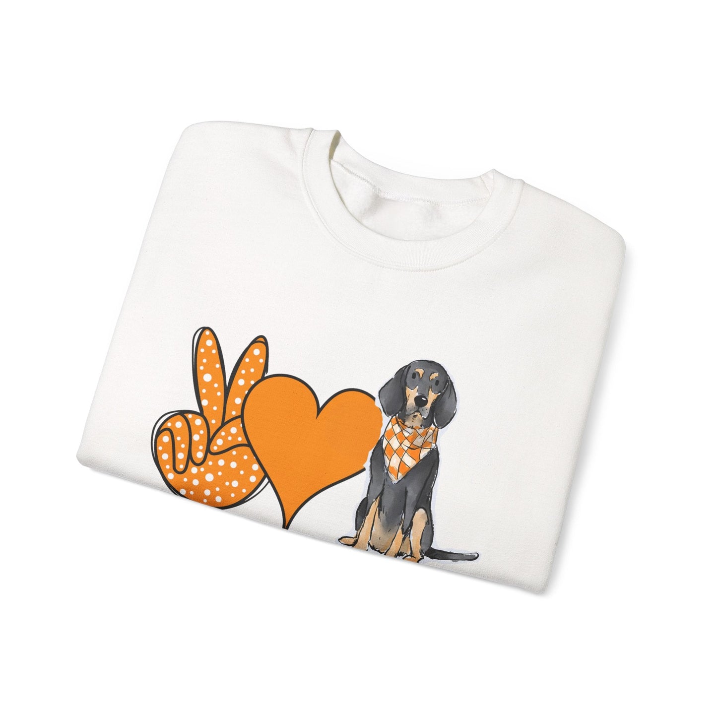 Smokey Peace, Love, Vols, Tennessee Sweatshirt Printify