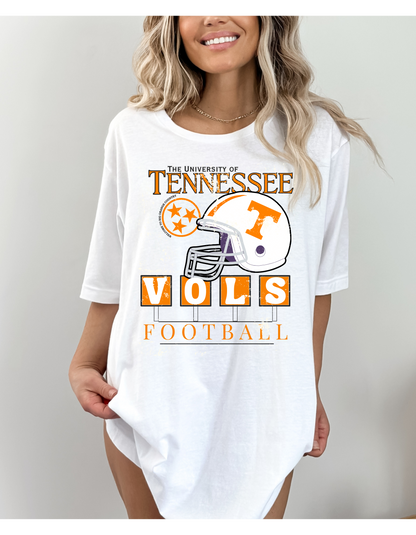 Distressed White TN Vols Scoreboard T Shirt - Greta Bean & Co.